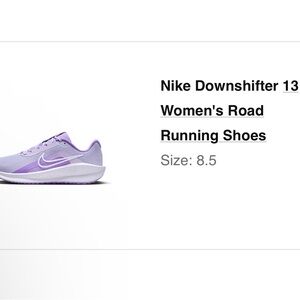 Women’s 8.5 Nike Downshifter 13 running shoes